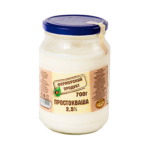 Фото -Фермерские продукты Простокваша 2,5%