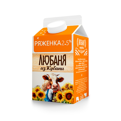 Фото -Любаня из Кубани Ряженка 2,5%