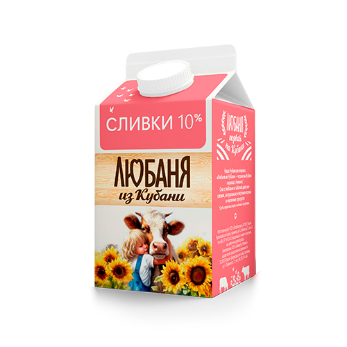 Фото -Любаня из Кубани Сливки 10%