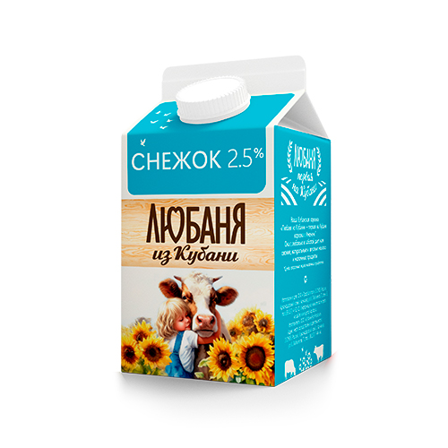 Фото -Любаня из Кубани Снежок 2,5%